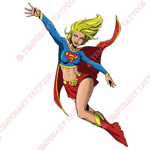Supergirl Customize Temporary Tattoos Stickers NO.263